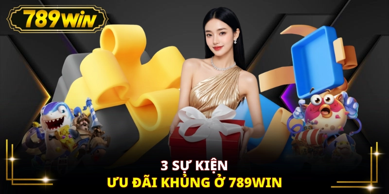 3 sự kiện ưu đãi khủng ở 789WIN